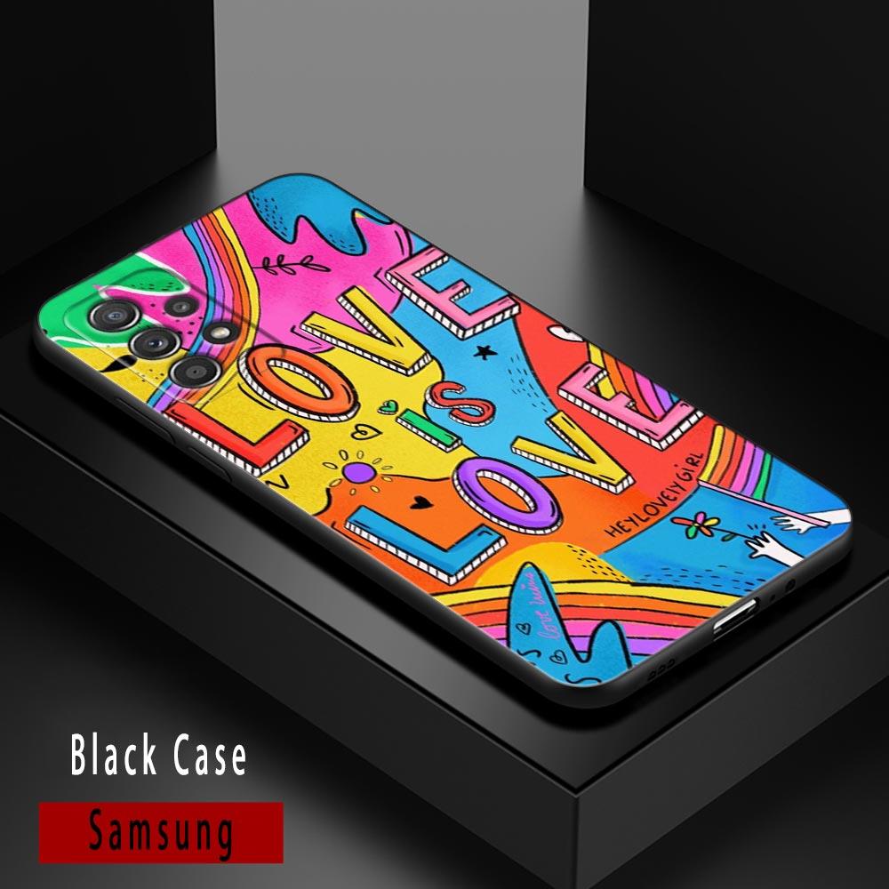 Gay Pride Flag Lesbians LGBT Rainbow Cases For Samsung Galaxy A52 Funda A54 A13 A52s A53 A72 A73 A33 A23 A32 A51 A71 Soft Covers