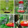 20pcs Bird Water Feeder Bottle Replacement Flower Hummingbird Feeder Accessoires Garden Outdoor Plastic Flower Pet Bird Supplies