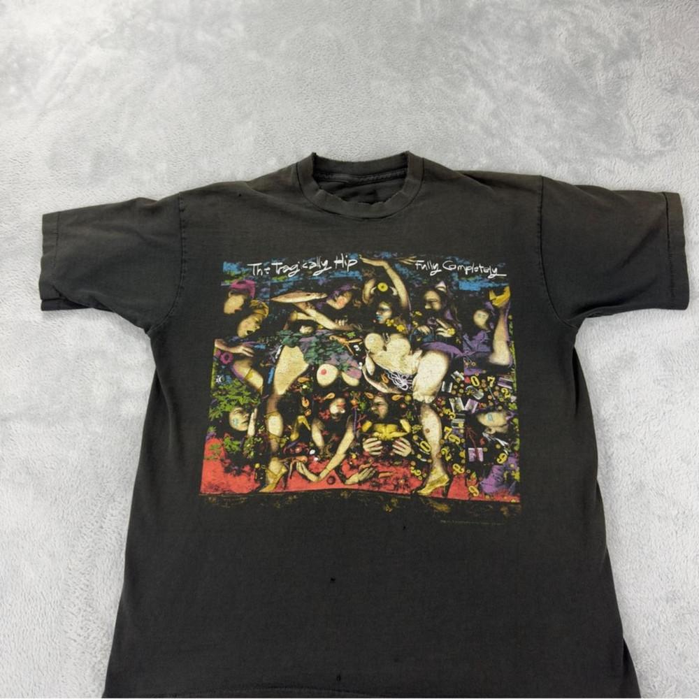 Винтажная Футболка The Tragically Hip Fully Completely Унисекс Тур S - 5XL CR029 Унисекс Футболка