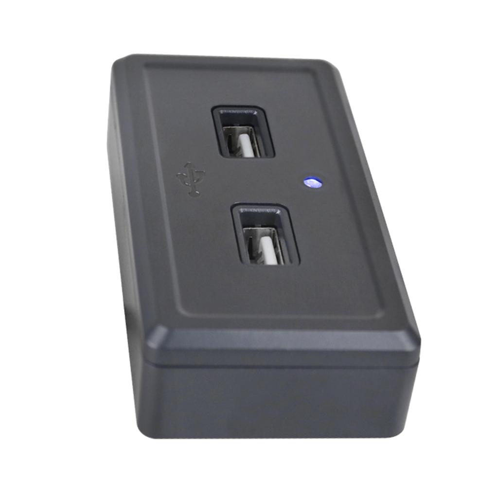 Розетка USB 12 В для автодомов, Розетка USB, Автомобильное зарядное устройство для автодомов, Двойной порт USB, 12 В-24 В, 3,1 А, Гнездовая, Панельный монтаж для автомобиля, прицепа, лодок