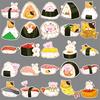 50 Sushi Graffiti Stickers Cartoon Cute Hand-painted Food Creative Decorative Water Cup Mobile Phone Gum Stickers