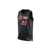 НБА Майами Хит Городская версия Джимми Батлер №22 Dri-FIT Swingman Джерси Черный DB4034-010