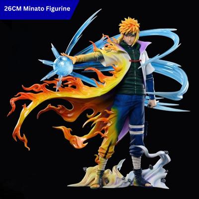 26 см Наруто Минато Намикадзе LED Rasengan ПВХ Статуэтка Аниме Фигурка