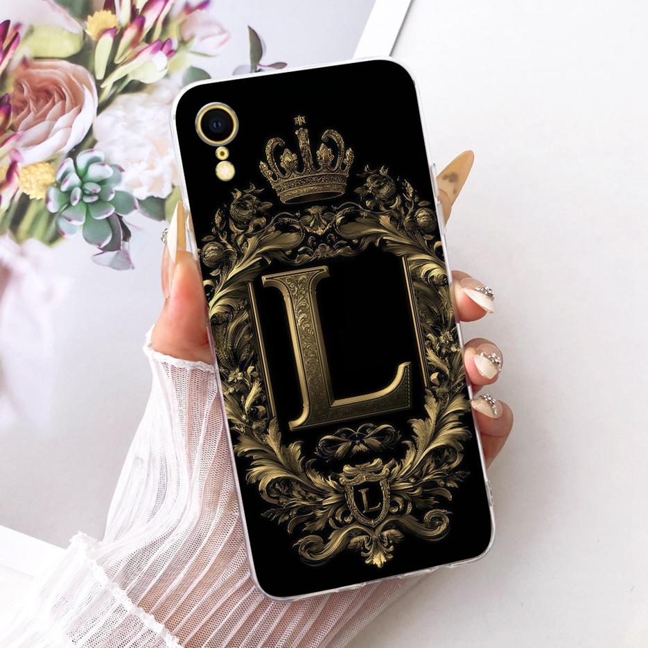 For Apple iPhone X Xr XS Max Case Cute Crown Letters Cover Soft Slim Phone Case For iPhone XS Max iPhoneX iPhoneXR Fundas Bumper
