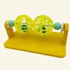 Interactive Rotating Bell Ball Boredom Relief Cage Enrichment Accessory Hamster Toy  Guinea Pig