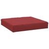 VidaXL Coussin de Palette, Galette de Siège Imperméable, Coussin de Jardin, Décoration d'Extérieur Terrasse, Rouge Bordeaux 361801