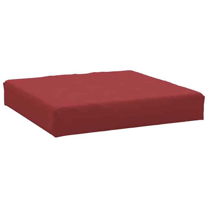 VidaXL Coussin de Palette, Galette de Siège Imperméable, Coussin de Jardin, Décoration d'Extérieur Terrasse, Rouge Bordeaux 361801