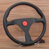Car Accessories 14inch Montercarlo Leather Sport Steering Wheel JDM Drifting Game Steering Wheel