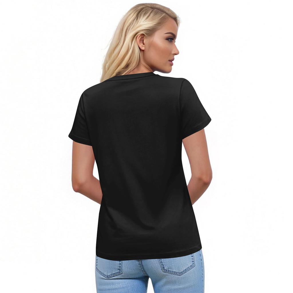 Women's Casual Daily Printed Top Round Neck T-shirt
