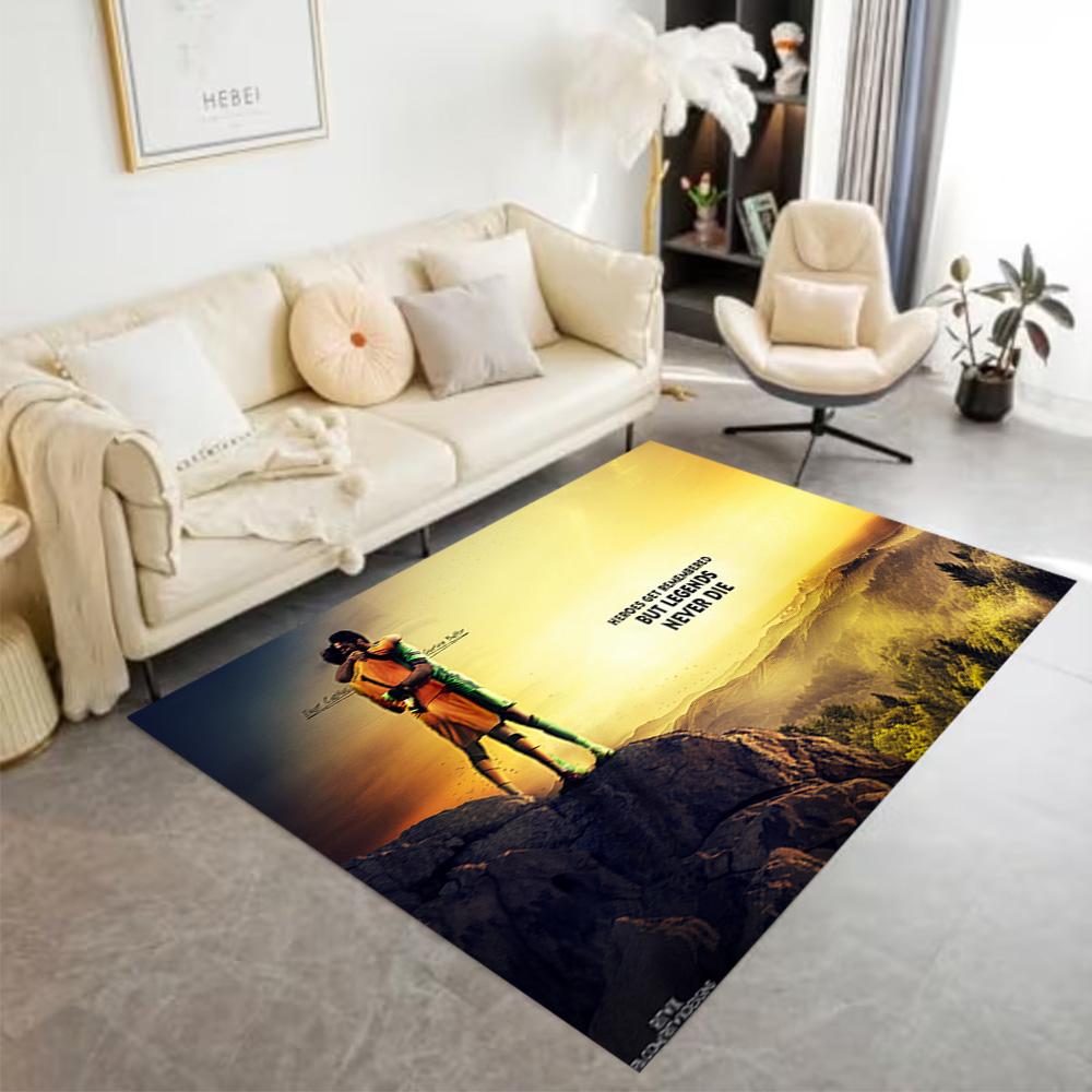 Player Celebrates Victory Moment Floor Rug Office Rug Perfect for Study room Foyer Balcony Outdoor Antislip Carpet Office home decor Wedding Party Gif