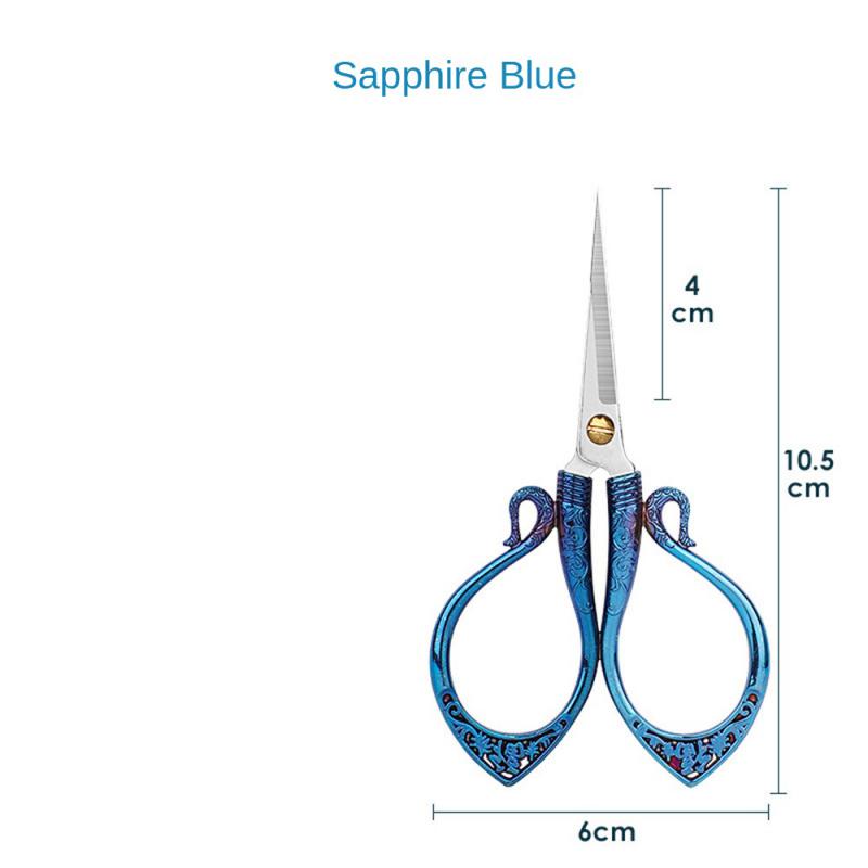 Stainless Steel Vintage Scissors Sewing Fabric Cutter Embroidery Scissors Tailor Scissor Scissor Household Sewing Accessories