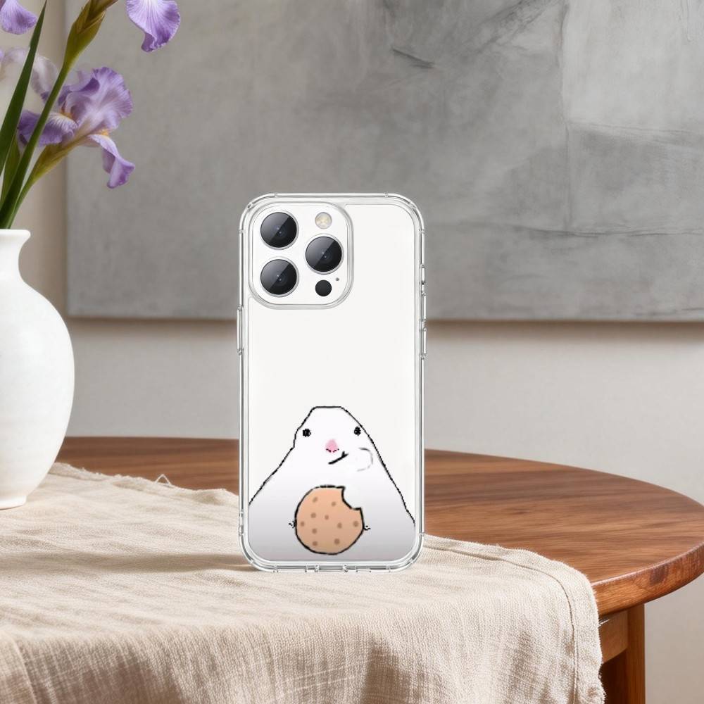 Чехол для телефона H-Hamster Caveman-N для iPhone17p 16 15 14 13 12 11 Mini Pro Max Plus Прозрачная крышка