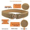 Tactical Military Training Belt with Plastic Insert & EVA Sponge Canvas