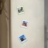 Многоразовые пустые магниты для вставки фотографий, магнитная рамка для фотографий, фоторукава, легко менять и приклеивать широкие фотографии на металл