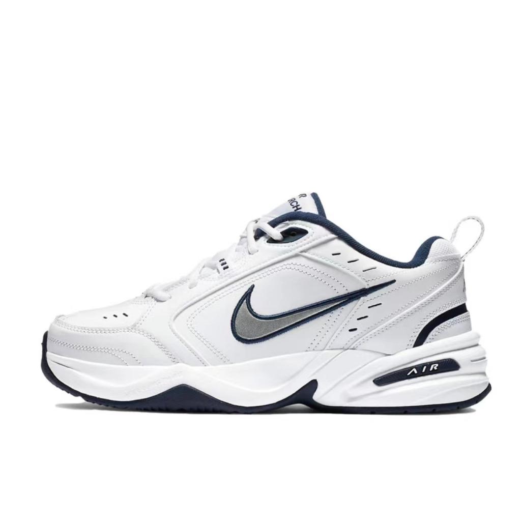 Nike Air Monarch 4 Турция Кофе, Диндуо Нескользящие Износостойкие Низкие Массивные Кроссовки Унисекс Белый 415445-102 (Команда746-)