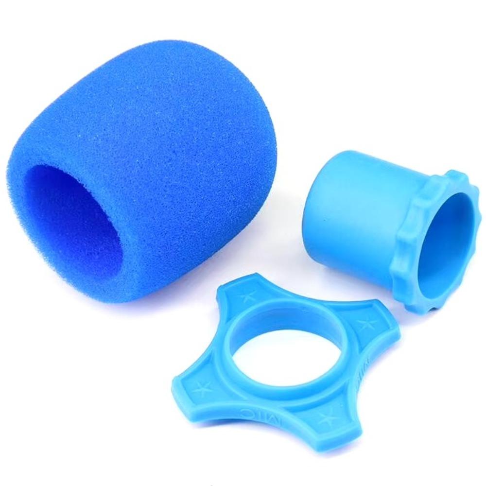 Silicone Microphone Skidproof Case Shakeproof Mic Non-Skid Ring Silicone Ring  Wired/Wireless Mic