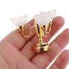 1:12 Dollhouse Miniature Ceiling Lamp Doll Accessories Decoration Toy Life Scene Metal