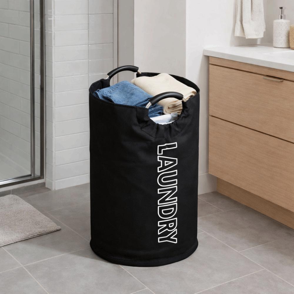 Large Capacity Folding Storage Bag with Handle Laundry Bin Empty Bottle Storage Basket Storage