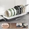 Adjustable Pull-Out Kitchen Organizer: Dish Rack, Pot & Pan Storage, Under-Cabinet & Countertop Holder