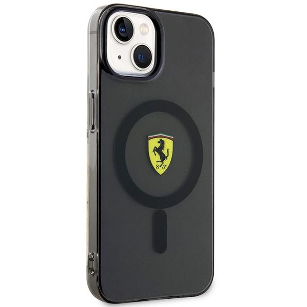 Ferrari FEHMP14SURKK iPhone 14 / 15 / 13 6.1" black/black hardcase Translucent Magsafe
