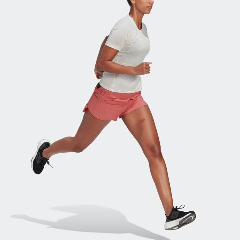 Adidas Футболка с коротким рукавом и принтом логотипа, светоотражающими тремя полосками, женская, белая, HM7863