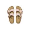 Birkenstock Кожаные шлепанцы-слайдеры женские розовые узкие 1026583