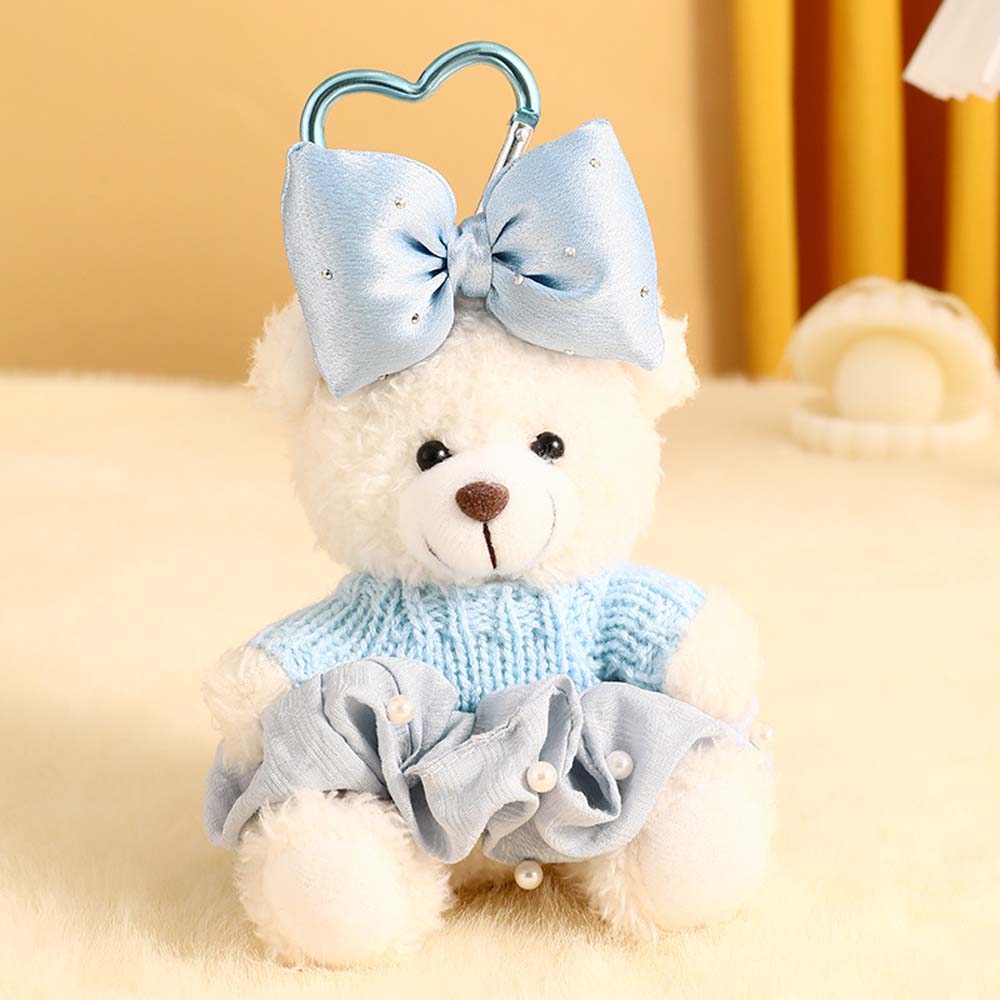 Princess Dress Bear Bow Bear Dolls Pendant Decoration Stuffed Animal Toys Ornaments