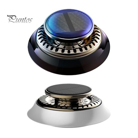 Автомобильный освежитель воздуха на солнечной энергии, ароматерапевтический диффузор с натуральным ароматом, автоматический вращающийся очиститель воздуха, ароматы для интерьера автомобиля, аксессуары для декора для дома и автомобиля