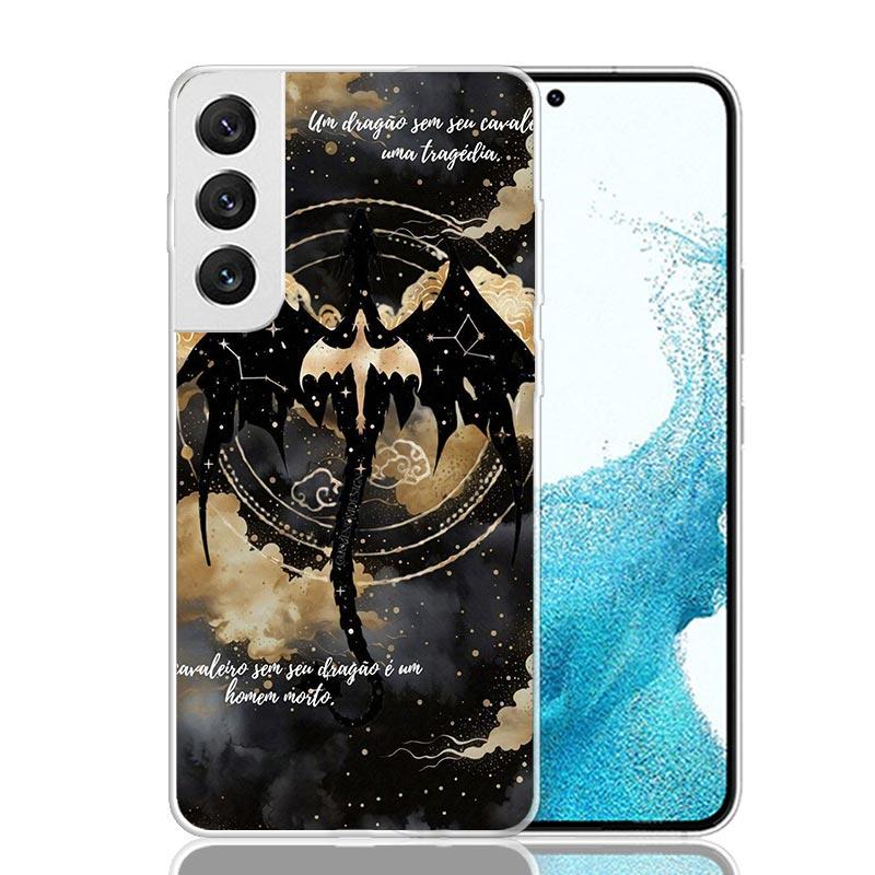 F-Fourth W-Wing Dragon Phone Case For Samsung Galaxy S26 Ultra S23 S24 S25 Edge S20 FE S21 S22 Plus Soft Print Shell Cover Funda