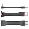Многоразовый короткий кабель USB C — USB C 60 Вт Power Delivery Маленький двойной USB C с изгибом Магнитные крепления для использования