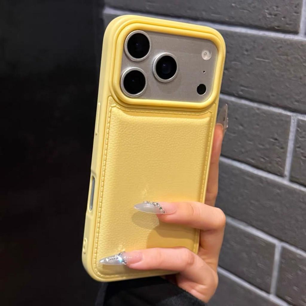 Роскошный матовый чехол из мягкой кожи для телефона для iPhone 17Air 15 14 Plus 13 12 11 16 Pro Max Защита объектива Ударопрочная силиконовая накладка