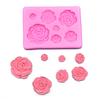 Силиконовая форма для помадки Rose Flower, инструменты для шоколадной формы 