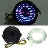 52MM Black ABS Turbo Boost Gauge With Blue Light 12V LED-Universal Car Modification High Precision Pressure Monitoring Auto Part