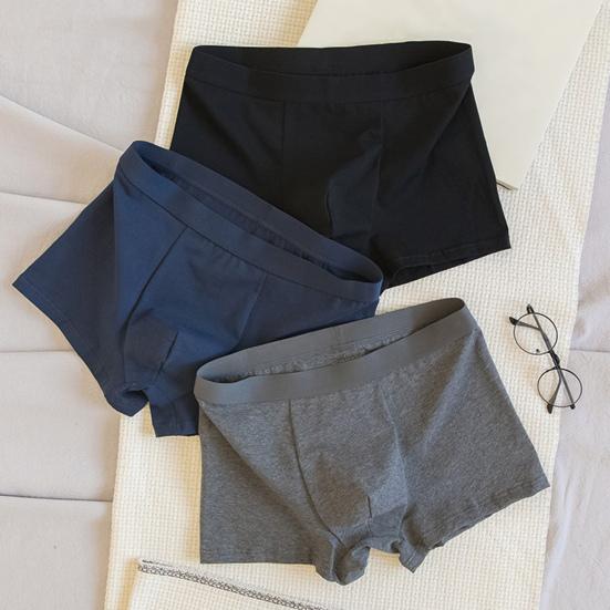 Мужские боксеры, эластичные, мягкие, со средней талией, антисептические, однотонные, дышащие, U-образные, выпуклые, бесшовные, мужские трусы больших размеров, нижнее белье