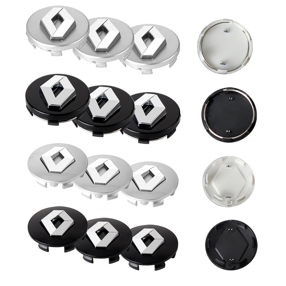 4Pcs 56mm 60mm Car Wheel Center Hub Caps Badge Rim Cover Emblem For Renault Kadjar Megane Captur Arkana Dacia Clio Loguna Duster NN37
