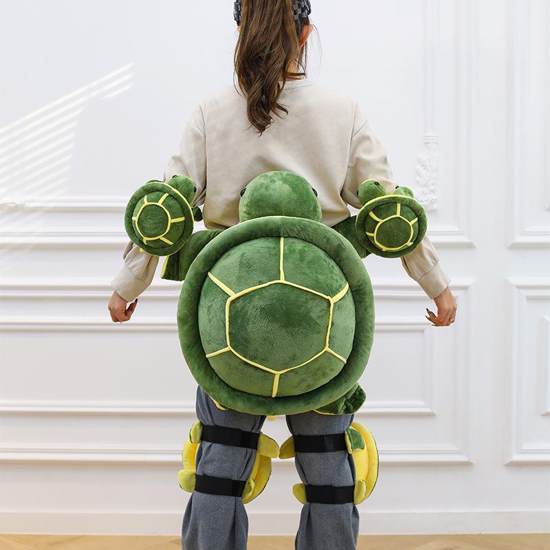 Ski Protection Cute Plush Little Turtle White Bear Hip Protection Knee Protection Men And Women Single And Double Board Equipmen