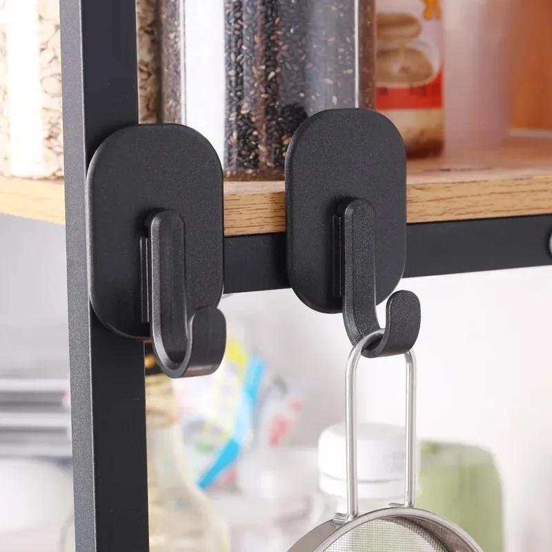 Magnetic Hook Multifunctional No Hole Punch Strong Magnet Hooks Wall-mounted Keys Hanger Home Kitchen Bathroom Storage Supplies