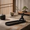 Zen Style Incense Burner with Ash Catcher Novelty Incense Stick Holder  Desktop Decor