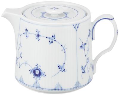 Импортный чайник Royal Copenhagen Blue Fluted Plain Свадебный подарок 1059071 [Обычный продукт]