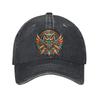 Стимпанк Сова Графическая Бейсболка Регулируемая Хлопковая Стирка Папина Шляпа Повседневная Защита от Солнца на Открытом Воздухе