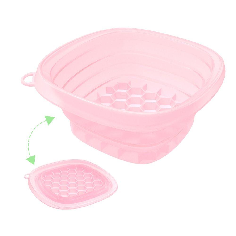 Built-in Ice Tray Face Ice Bath Bowl Silicone Skincare Washbasin Portable Ice Basin Beauty Tools
