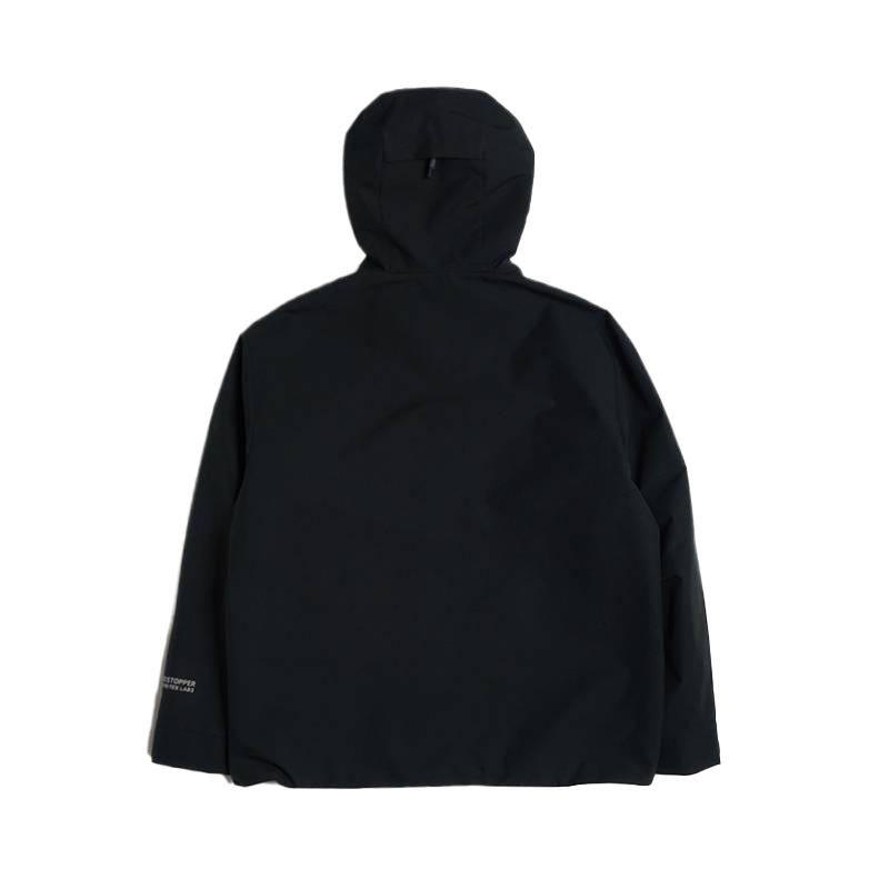 MLB Ss26 Ветрозащитная водонепроницаемая куртка с капюшоном из материала Gore-Tex, однотонная, унисекс, 3AWJB9161-50BKS