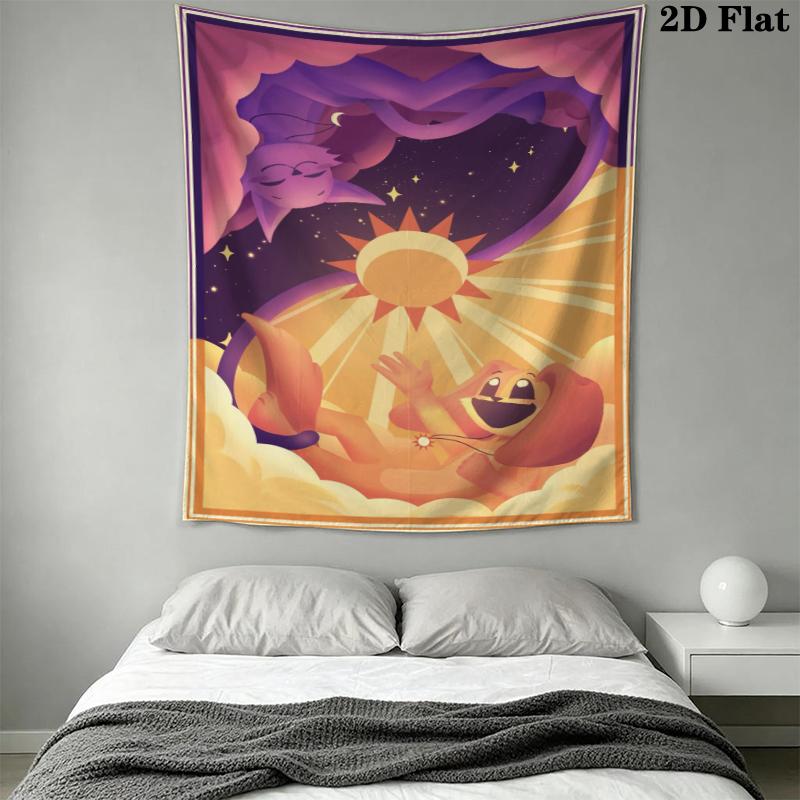 poppy playtime Wall Tapestry Aesthetic Wall Hanging Printed Fabric Blanket Decorative Tapestries for Bedroom Living Room Home Decor