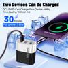 33-ваттное USB-зарядное устройство GaN: Быстрая зарядка QC 3.0 и PD, 9В/12В, стандарт США/ЕС