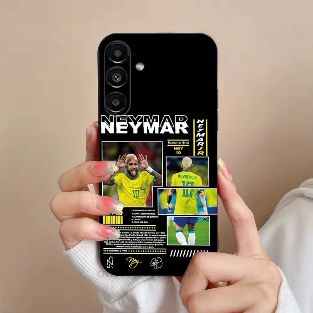 Чехол для телефона For N-Neymar Football 10 Для Samsung S25,24,23,22,21,S20,Ultra,Plus,FE Черный Мягкий Чехол