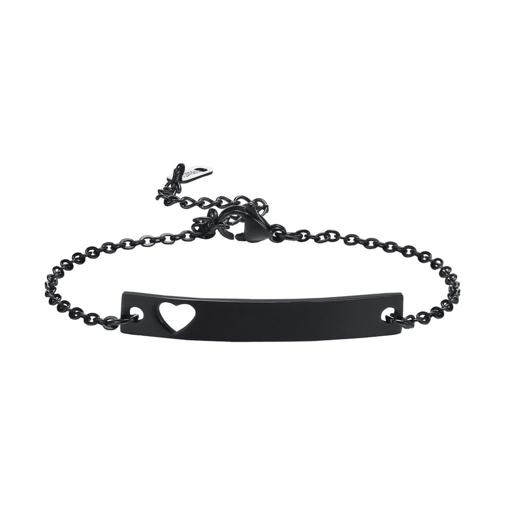 Customized - Woven Bracelet Couple Steel Bracelet