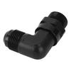 10AN To 10ORB Male Fitting Aluminum Alloy Black Anodizing 90 Degree for Fuel Lines Pumps Filters