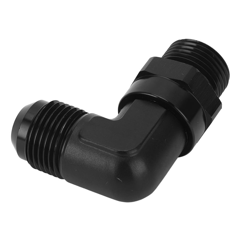 10AN To 10ORB Male Fitting Aluminum Alloy Black Anodizing 90 Degree for Fuel Lines Pumps Filters