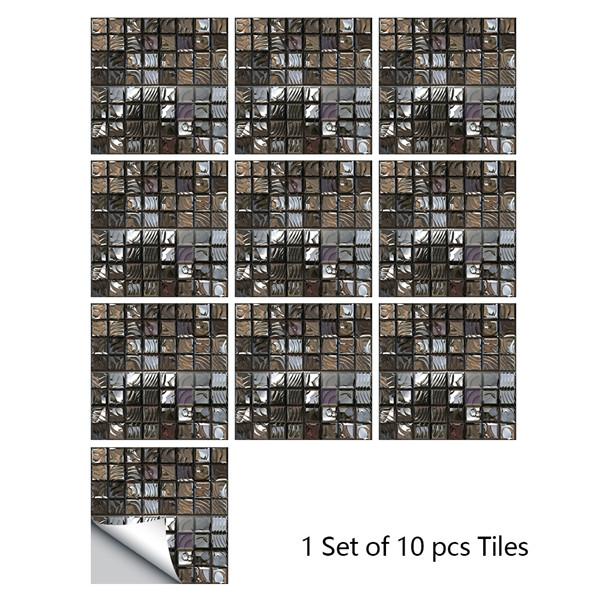 10x10/15x15/20x20/30x30cm PVC Flower Tile Tiles Decals Waterproof Wall Sticker Bathroom Sticker Kitchen Decoration