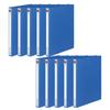 KOKUYO File Tube File M Type A4 Vertical 20mm Binding 2 Holes Holds 200 Sheets Blue Set of 10 F-1620BX10